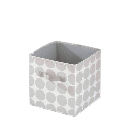 Canasto Organizador Cube Dot Gris L