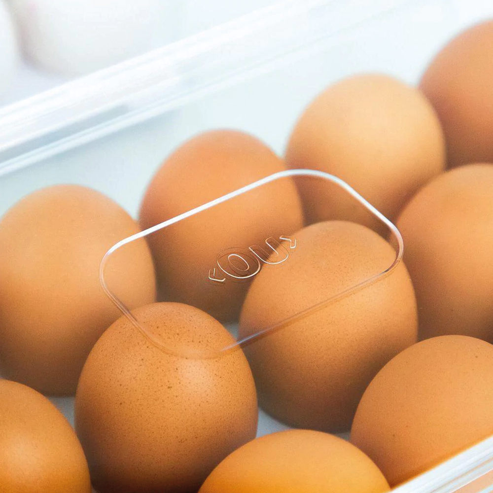Organizador de huevos Clear Fresh 18 unidades