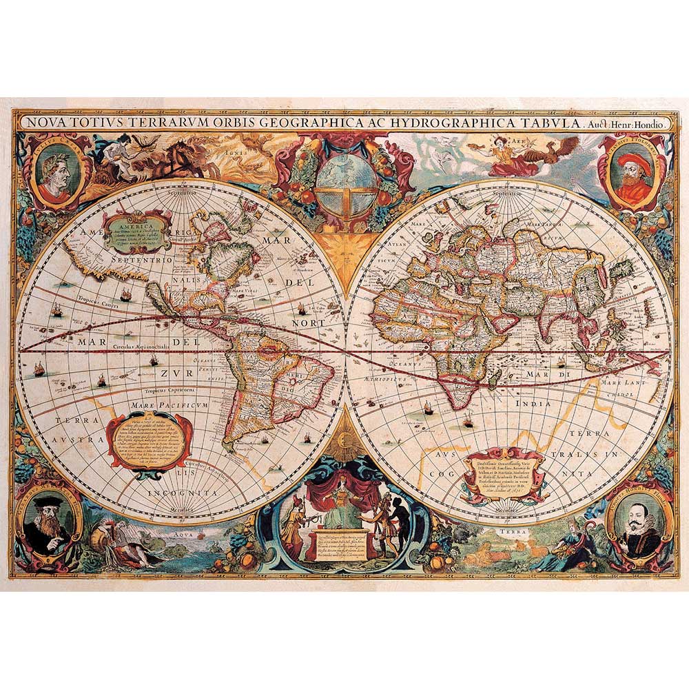 Puzzle 1000 Piezas Old World Map