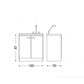Kit Mueble+ Lavaplatos Acero Inoxidable 100 cm. Orientación Izquierda